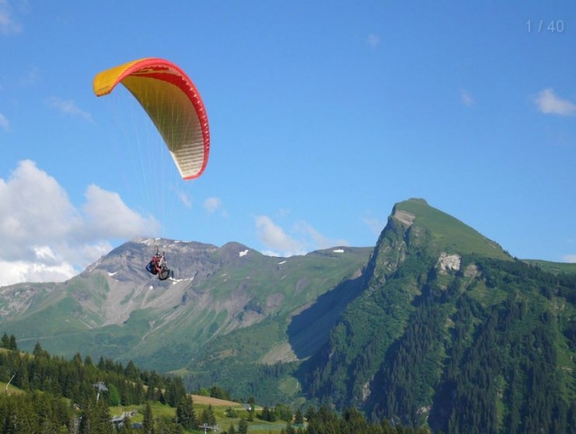  Parapenle biplaza en Alta Saboya 